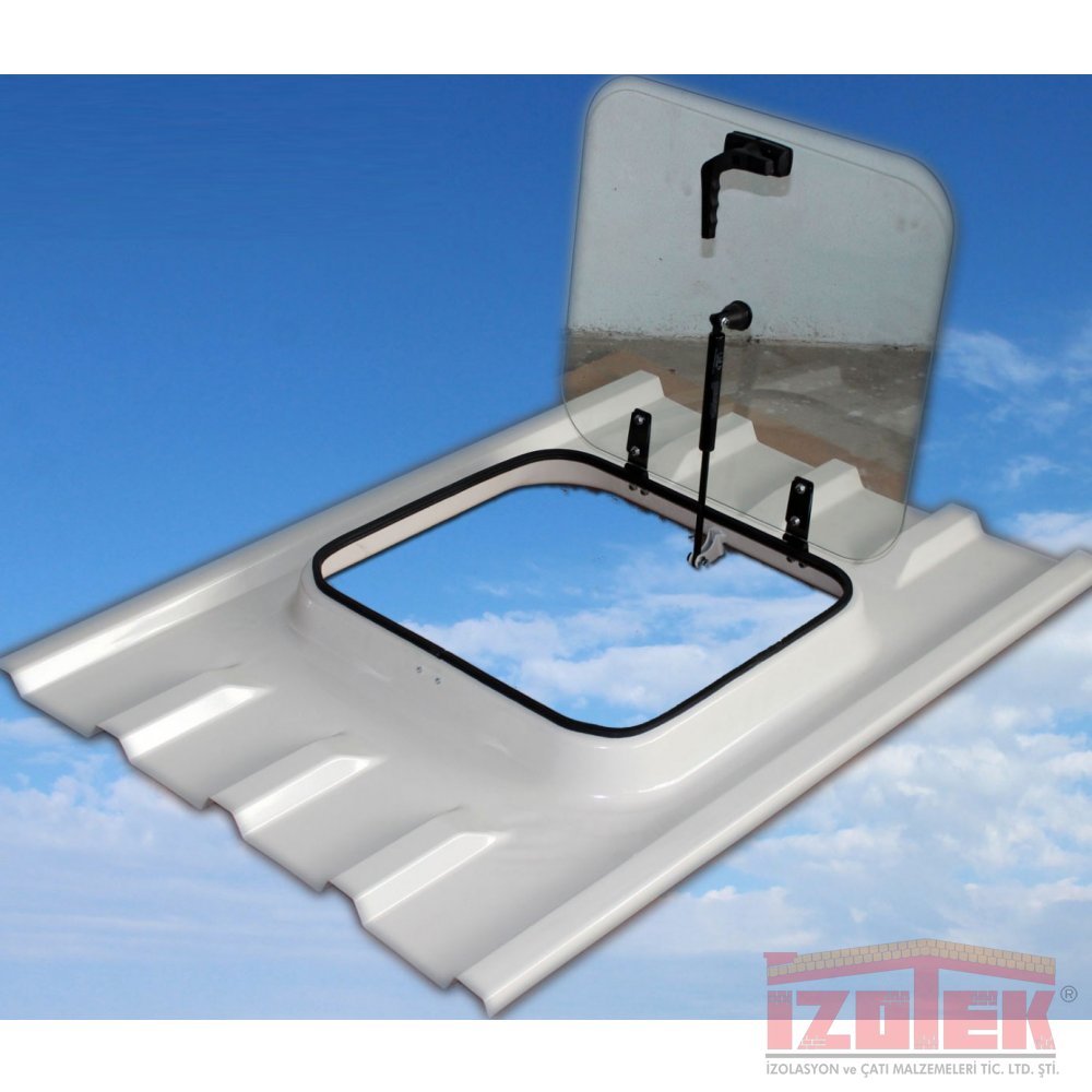 Trapeze Roof Exit Cover-White